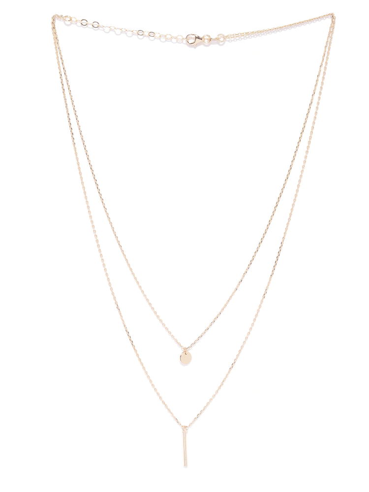 Gold-Plated Layered Necklace