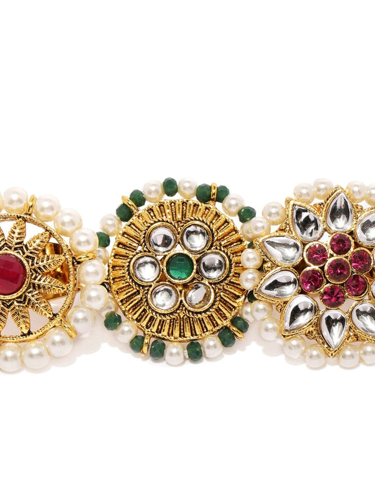 Combo Of 3 Traditional Adjustable Finger Ring