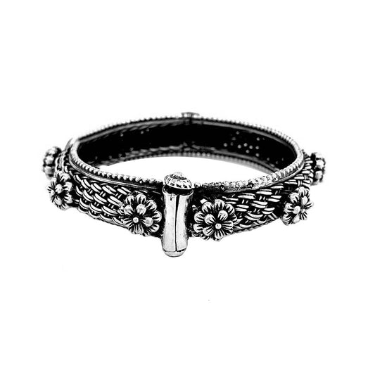 Filigree Silver Cotted Bracelet